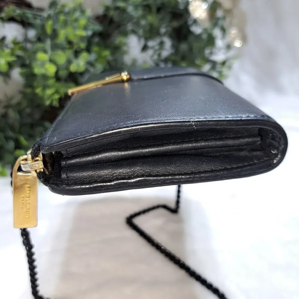 Authentic Saint Laurent Zipper Wallet - Picture 2 of 14